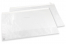 Valkoiset glassiinipaperipussit tarrasuljennalla - 550 x 500 mm | Kirjekuorimaa.fi