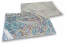 Värilliset metallinhohtoiset foliokuoret, holografinen, hopea – 320 x 430 mm | Kirjekuorimaa.fi