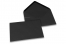 Värilliset korttikuoret – musta, 125 x 175 mm | Kirjekuorimaa.fi