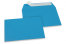 Värilliset paperikirjekuoret, merensininen – 114 x 162 mm | Kirjekuorimaa.fi
