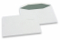 Valkoiset paperikirjekuoret, 156 x 220 mm (EA5), 90 gramman, liimasuljenta, paino n. 7 g.  | Kirjekuorimaa.fi