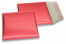Kuplapussi EKO metallinhohtoinen - punainen 165 x 165 mm | Kirjekuorimaa.fi