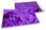 Värilliset metallinhohtoiset foliokuoret, violetti – 320 x 430 mm | Kirjekuorimaa.fi