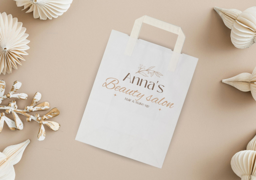 Paperikassi litteät kahvat | Kirjekuorimaa.fi