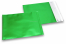 Vihreät mattametalliset foliokirjekuoret – 165 x 165 mm | Kirjekuorimaa.fi