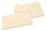 Värilliset paperikirjekuoret, norsunluunvalkoinen – 110 x 220 mm | Kirjekuorimaa.fi