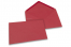 Värilliset korttikuoret – tummanpunainen, 133 x 184 mm | Kirjekuorimaa.fi