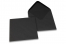 Värilliset korttikuoret – musta, 155 x 155 mm | Kirjekuorimaa.fi