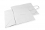 Paperikassi kierretyt kahvat - valkoinen, 320 x 140 x 420 mm, 100 g | Kirjekuorimaa.fi