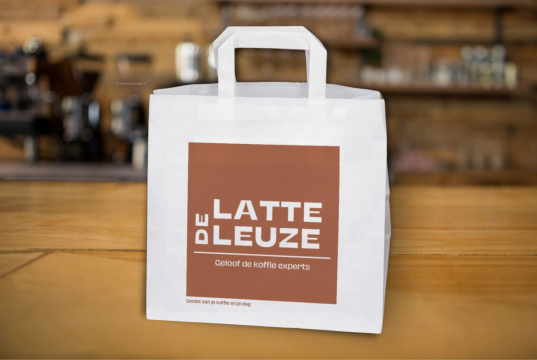 Paperikassi litteät kahvat | Kirjekuorimaa.fi