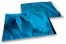 Värilliset metallinhohtoiset foliokuoret, sininen – 229 x 324 mm | Kirjekuorimaa.fi