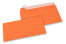 Värilliset paperikirjekuoret, oranssi – 110 x 220 mm | Kirjekuorimaa.fi