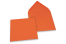 Värilliset korttikuoret – oranssi, 155 x 155 mm | Kirjekuorimaa.fi