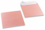 Värilliset helmiäiskuoret, vaaleanpunainen - 170 x 170 mm | Kirjekuorimaa.fi