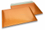 Kuplapussi EKO metallinhohtoinen - oranssi 320 x 425 mm | Kirjekuorimaa.fi
