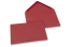 Värilliset korttikuoret – tummanpunainen, 125 x 175 mm | Kirjekuorimaa.fi