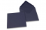 Värilliset korttikuoret – tummansininen, 155 x 155 mm | Kirjekuorimaa.fi