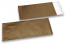 Pronssinväriset mattametalliset foliokirjekuoret - 110 x 220 mm | Kirjekuorimaa.fi