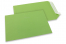 Värilliset paperikirjekuoret, omenanvihreä – 229 x 324 mm  | Kirjekuorimaa.fi
