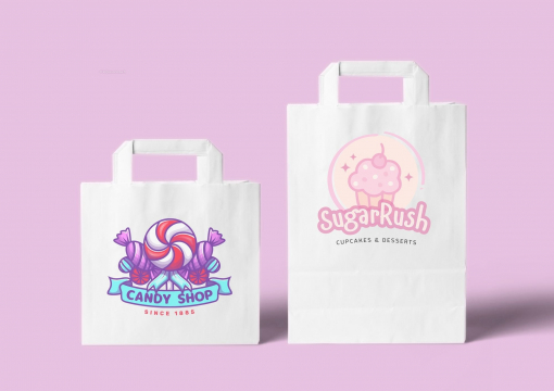 Paperikassi litteät kahvat | Kirjekuorimaa.fi