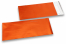 Oranssit mattametalliset foliokirjekuoret – 110 x 220 mm | Kirjekuorimaa.fi