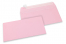 Värilliset paperikirjekuoret, vaaleanpunainen – 110 x 220 mm | Kirjekuorimaa.fi
