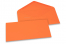 Värilliset korttikuoret – oranssi, 110 x 220 mm | Kirjekuorimaa.fi