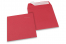 Värilliset paperikirjekuoret, punainen – 160 x 160 mm | Kirjekuorimaa.fi