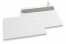 Valkoiset paperikirjekuoret, 156 x 220 mm (EA5), 90 gramman, tarrasuljenta, paino n. 7 g.  | Kirjekuorimaa.fi
