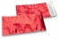 Värilliset metallinhohtoiset foliokuoret, punainen – 114 x 229 mm | Kirjekuorimaa.fi