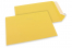 Värilliset paperikirjekuoret, leinikinkeltainen – 229 x 324 mm  | Kirjekuorimaa.fi