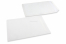 Valkoiset läpinäkyvät kirjekuoret - 229 x 324 mm | Kirjekuorimaa.fi