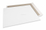Kartonkitaustaiset kirjekuoret - 550 x 700 mm, edessä valkoinen kraft 120 gr, takana 700 g harmaa duplex, ei liimaa / ei tarranauhaa | Kirjekuorimaa.fi