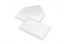 Surukorttien kuoret - valkoinen + ohut reunaviiva, 120 x 185 mm | Kirjekuorimaa.fi