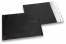 Mustat mattametalliset foliokirjekuoret – 165 x 165 mm | Kirjekuorimaa.fi