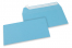 Värilliset paperikirjekuoret, taivaansininen – 110 x 220 mm | Kirjekuorimaa.fi