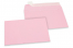 Värilliset paperikirjekuoret, vaaleanpunainen – 114 x 162 mm  | Kirjekuorimaa.fi