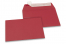 Värilliset paperikirjekuoret, tummanpunainen – 114 x 162 mm | Kirjekuorimaa.fi