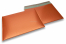 Kuplapussi EKO mattametallinen - oranssi 320 x 425 mm | Kirjekuorimaa.fi