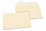 Värilliset paperikirjekuoret, norsunluunvalkoinen – 114 x 162 mm | Kirjekuorimaa.fi