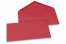 Värilliset korttikuoret – punainen, 110 x 220 mm | Kirjekuorimaa.fi