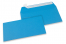 Värilliset paperikirjekuoret, merensininen – 110 x 220 mm | Kirjekuorimaa.fi