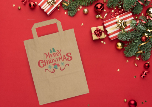 Paperikassi litteät kahvat | Kirjekuorimaa.fi