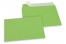 Värilliset paperikirjekuoret, omenanvihreä – 114 x 162 mm   | Kirjekuorimaa.fi