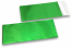 Vihreät mattametalliset foliokirjekuoret – 110 x 220 mm | Kirjekuorimaa.fi