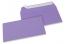 Värilliset paperikirjekuoret, violetti – 110 x 220 mm | Kirjekuorimaa.fi