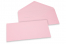 Värilliset korttikuoret – vaaleanpunainen, 110 x 220 mm | Kirjekuorimaa.fi