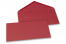 Värilliset korttikuoret – tummanpunainen, 110 x 220 mm | Kirjekuorimaa.fi