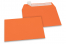 Värilliset paperikirjekuoret, oranssi – 114 x 162 mm | Kirjekuorimaa.fi