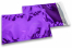 Värilliset metallinhohtoiset foliokuoret, violetti – 162 x 229 mm | Kirjekuorimaa.fi